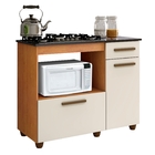 Kit Balcão 2 Porta Basculante Violeta Mais Cooktop Fogão Cham