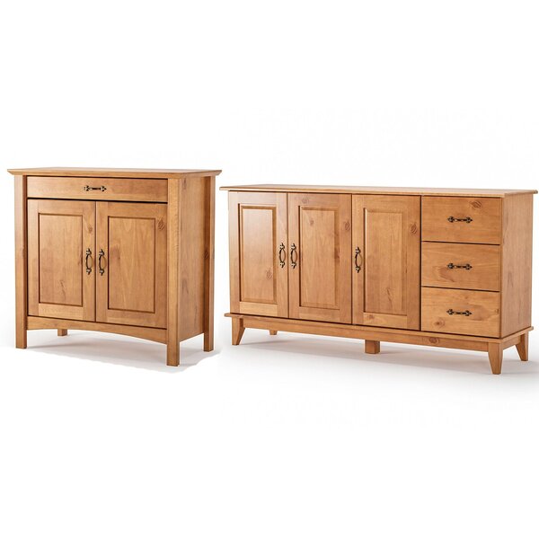 Kit Balcão 3 Portas E Buffet Aparador 100% Madeira Bellina Ca