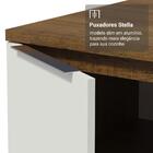 Kit Balcão + Cristaleira 70cm Rustic/branco Stella Madesa 01