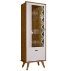 Kit Balcão Buffet Para Sala Cristaleira Nicho Adega E Espelho