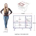 Kit Balcão Cooktop 2 Porta 1 Gav. C/fogão Cooktop 5 Bocas Pre