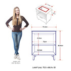 Kit Balcão Cooktop Itatiaia Com 1 Porta E Fogão Cooktop 4 Boc