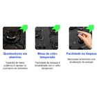 Kit Balcão Cooktop Itatiaia Com 1 Porta E Fogão Cooktop 4 Boc