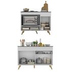 Kit Balcão Cozinha Para Cooktop/forno 105cm E Balcão 120cm Ve