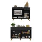 Kit Balcão Cozinha Para Cooktop/forno 105cm E Gabinete Pia 12