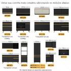 Kit Balcão Cozinha Para Cooktop/forno 105cm E Gabinete Pia 12