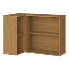 Kit Balcão De Canto E Armário Aéreo De Canto 80cm Raiar Ataca