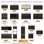 Kit Balcão De Cozinha Para Pia 150cm E Balcão 120cm Com Rodap