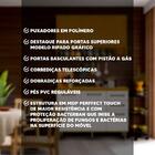 Kit Balcão E 2 Armários Aéreos Freijó Off Acetinado Freijó Ri