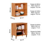 Kit Balcão E Armário Aéreo 80 Cm Com 2 Portas Opala Carvalho/