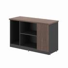 Kit Balcao E Mesa Em L Celi Freijó Preto