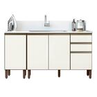 Kit Balcao Para Pia 160cm 2 Peças Mdf Kali Premium Nicioli