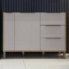 Kit Balcão Para Pia 1 Porta 4 Gavetas E Armário Para Cozinha