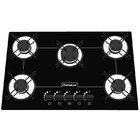 Kit Balcão Salvia Ipê Com Cooktop Preto 5 Bocas E Forno 48l C