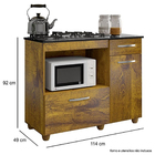 Kit Balcão Violeta Com Cooktop Vermelho 4 Bocas Bivolt