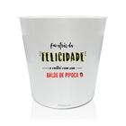 Kit Balde De Pipoca E 2 Copos Personalizados - Fui Atrás Da F