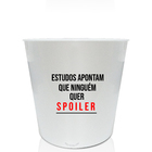 Kit Balde De Pipoca E 2 Copos Personalizados - Spoilers