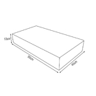 Kit Bancada Madeira Maciça Banheiro Lavabo Com Cuba Branca Es