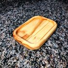 Kit Bandeja de Madeira 12x17cm - RG - Nº6 Cozinha - Elegante