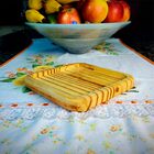 Kit Bandeja de Madeira 17x17cm - RG - Nº9 Cozinha - Elegante