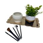 Kit Bandeja, Vaso Cerâmico, Porta Pincel Com Kit De Pincéis