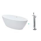 Kit Banheira de Imersão Acrílico 170 cm Rubi e Misturador de