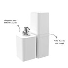 Kit Banheiro 2 Peças Dispenser De Sabonete E Porta Escova - S
