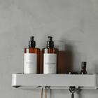 Kit Banheiro 6 Pçs Porta Shampoo Toalheiro Papeleira Gancho L