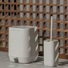 Kit Banheiro 6 Pçs Porta Shampoo Toalheiro Papeleira Gancho L