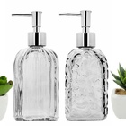 Kit Banheiro  Porta Sabonete  Vidro Clear E Mini Vaso  4 Pc