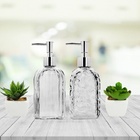 Kit Banheiro  Porta Sabonete  Vidro Clear E Mini Vaso  4 Pc