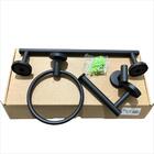 Kit Banheiro Acessórios 4 Peças Inox Preto Fosco