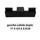 Kit Banheiro Acessórios Preto Aço Inox Luxo 6 Peças Metal Mon