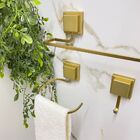 Kit Banheiro Adesivo Dourado Fosco Arthi 4 Peças