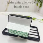 Kit Banheiro Adesivo Preto Fosco Arthi 4 Peças