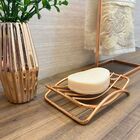 Kit Banheiro Bancada P Toalha Saboneteira Vaso Planta 4pçs