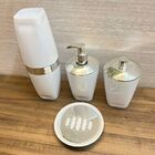 Kit Banheiro Bancada Premium Branco Uz 4pçs