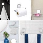 Kit Banheiro Cromado Elegance Metal 5 Peças Inox Lavabo