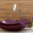 Kit Banheiro Cuba De Vidro Abaulada + Torneira Link + Válvula