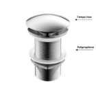 Kit Banheiro Cuba De Vidro Abaulada Branca + Torneira Cascata