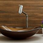 Kit Banheiro Cuba De Vidro Oval + Torneira Link + Válvula Cli