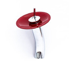 Kit Banheiro Cuba De Vidro Redonda 30 Cm + Torneira Cascata +