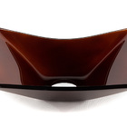 Kit Banheiro Cuba De Vidro Retangular + Torneira Cascata + Vá