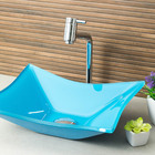 Kit Banheiro Cuba De Vidro Retangular + Torneira Link + Válvu