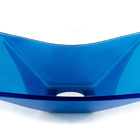 Kit Banheiro Cuba De Vidro Retangular + Torneira Link + Válvu