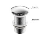 Kit Banheiro Cuba De Vidro Retangular + Torneira Link + Válvu