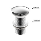 Kit Banheiro Cuba De Vidro Retangular + Torneira Link + Válvu