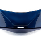 Kit Banheiro Cuba De Vidro Retangular + Torneira Link + Válvu