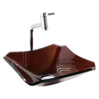 Kit Banheiro Cuba De Vidro Retrô 33 Cm + Torneira Link + Válv