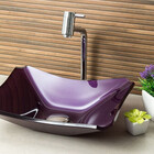 Kit Banheiro Cuba De Vidro Retrô 38 Cm + Torneira Link + Válv